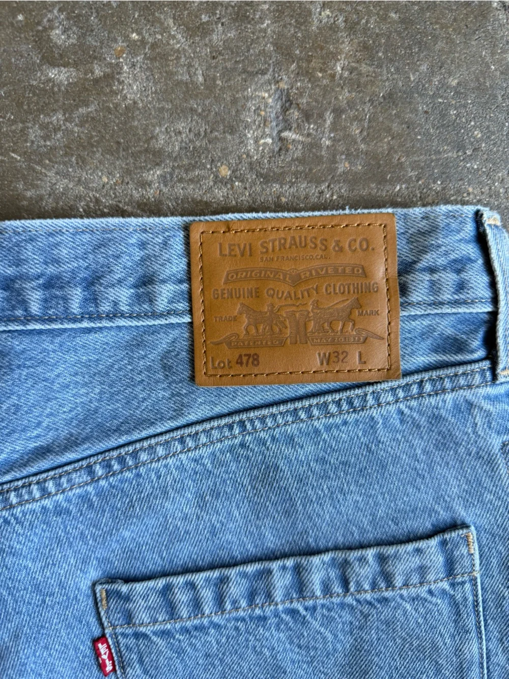 Levi's Light Blue Men's Cargo Jeans Relaxed Fit